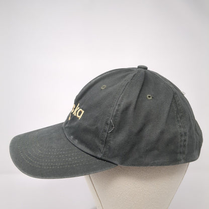 Alaska Snapback Hat Gray One Size Adjustable Embroidered 6 Panel Arctic Circle