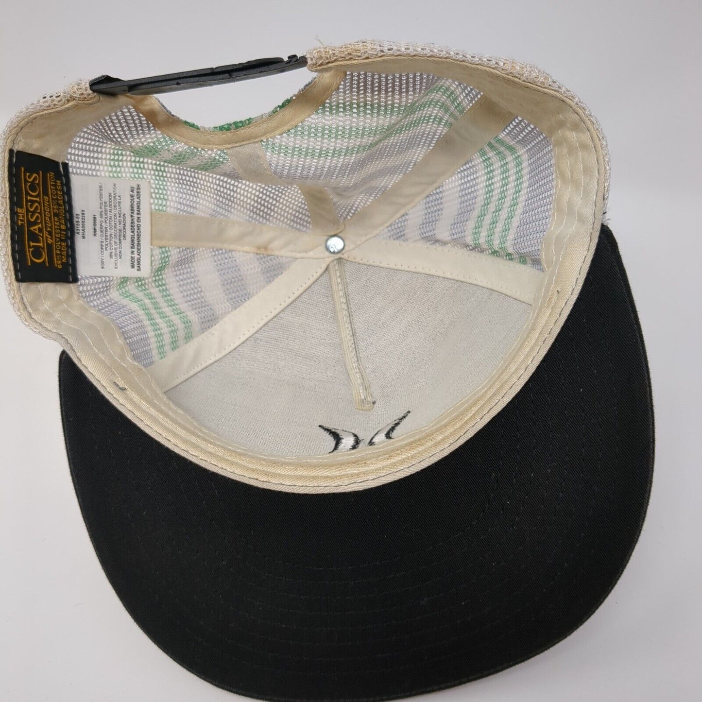 Hurley Snapback Trucker Hat Gray OS Adjustable Mesh Back The Classics Yupoong