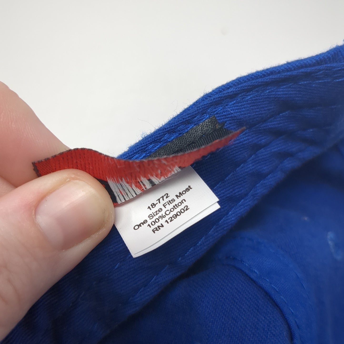 Saint Luke's Slideback Hat Blue One Size Adjustable Embroidered Otto