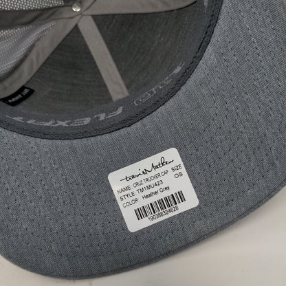 Teens2Trades Snapback Trucker Hat Gray One Size 110 Flexfit Tech Yupoong