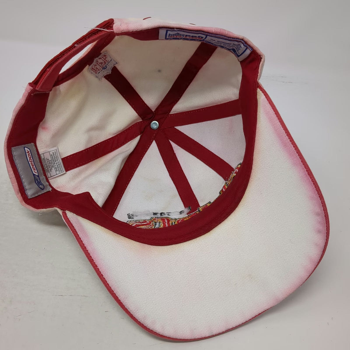 Reebok NFL Kansas City Chiefs White One Size Hat Cap Embroidered Strapback
