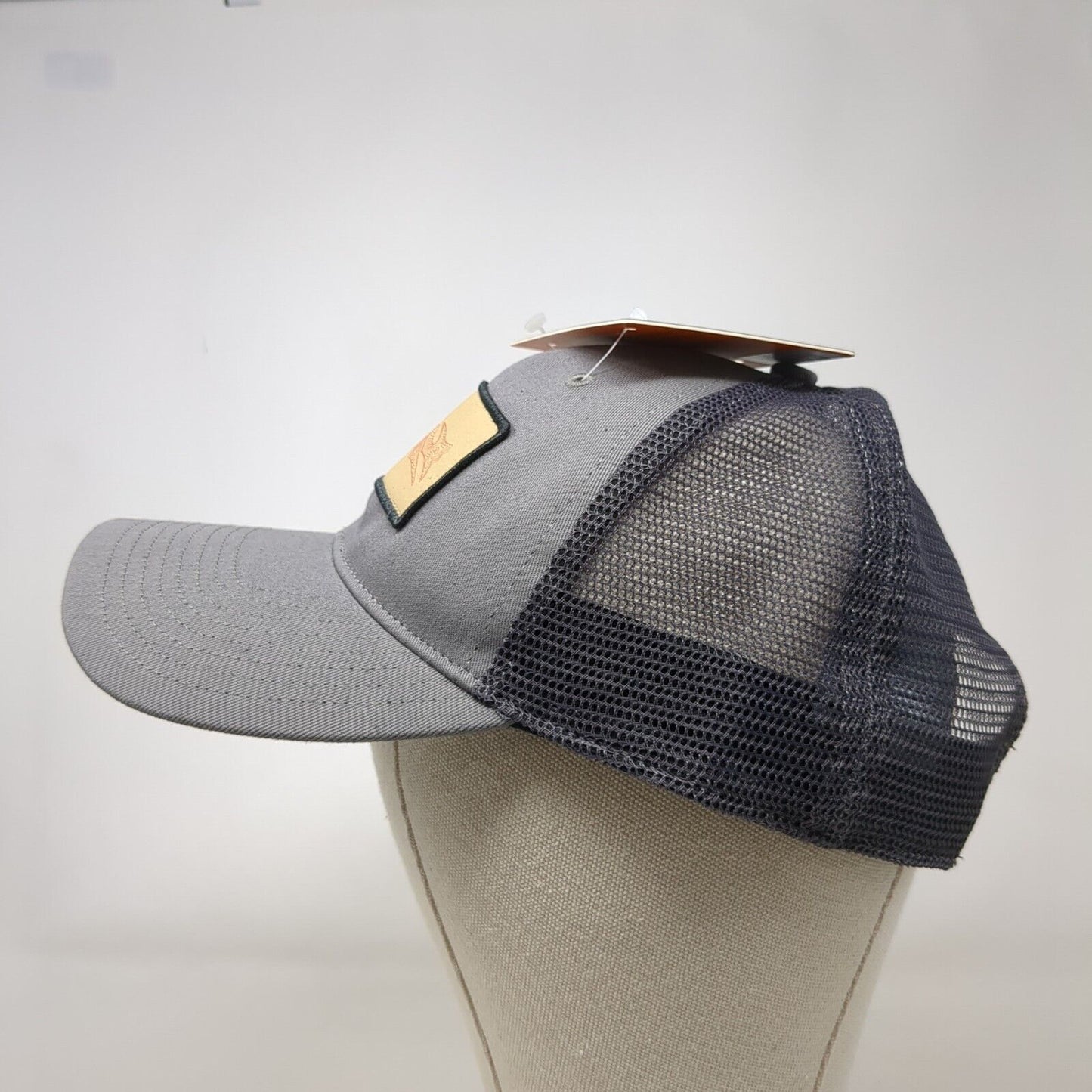 Sitka Gear Topo Logo Patch Trucker Hat Gray OSFA Mesh Back W/Tags