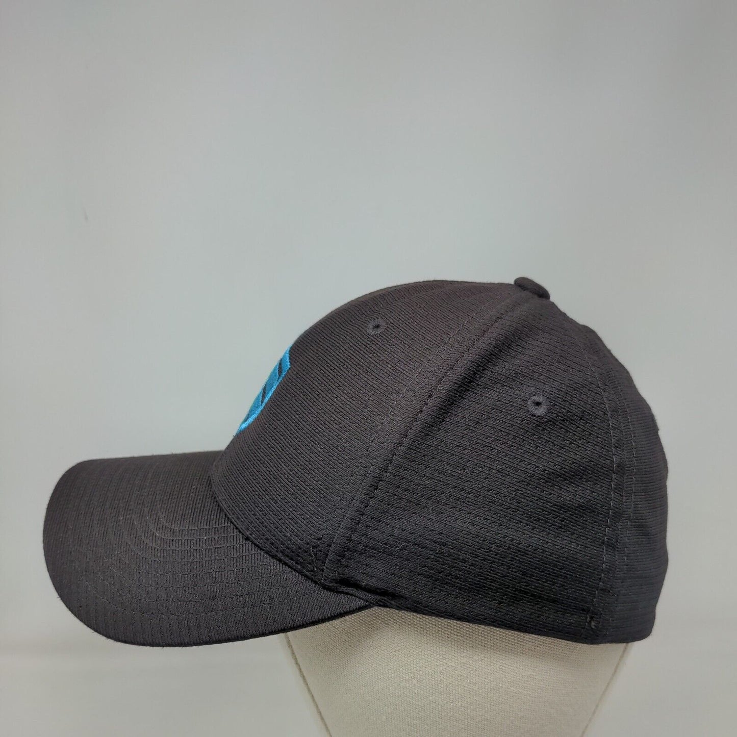Ecoshield Fitted Hat Black One Size Flexfit Vented Holes 6 Panel Yupoong