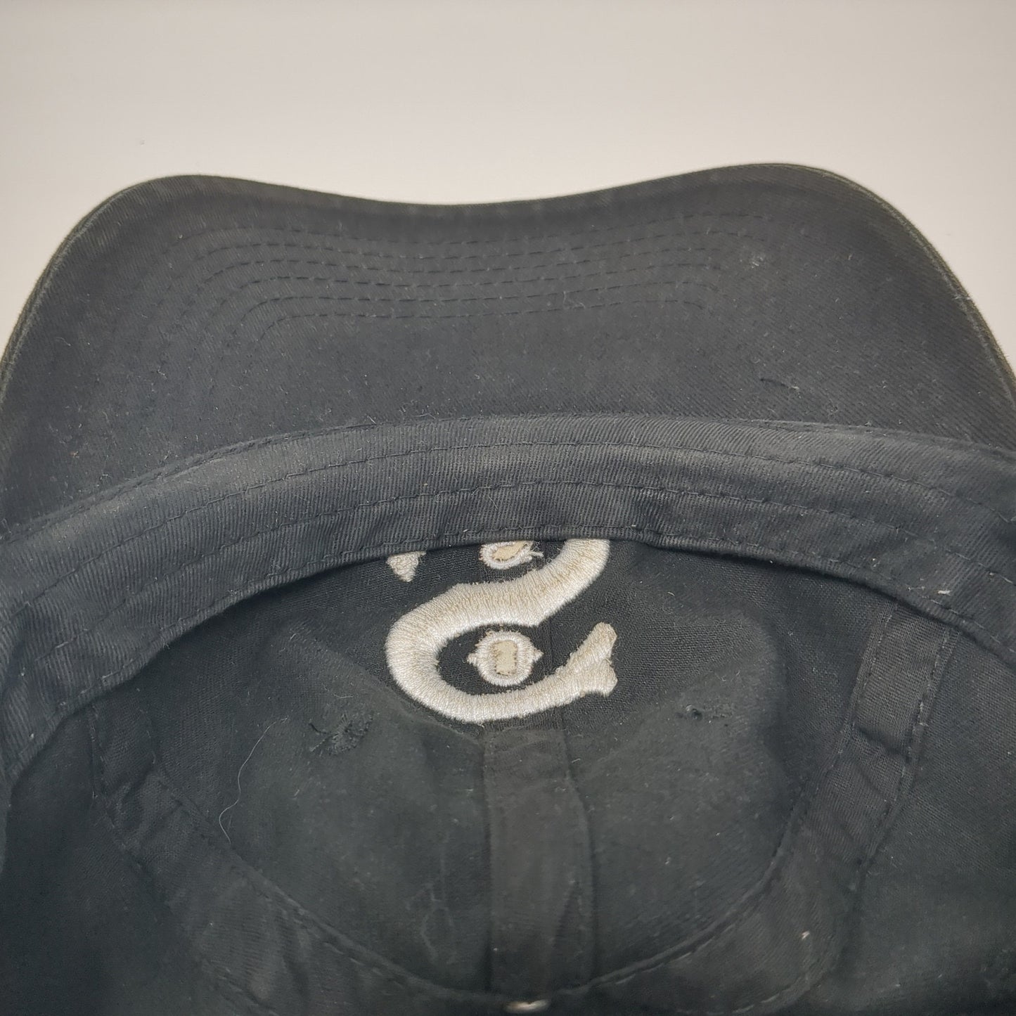 SOS Slideback Hat Brown One Size Adjustable Embroidered Solid 6 Panel