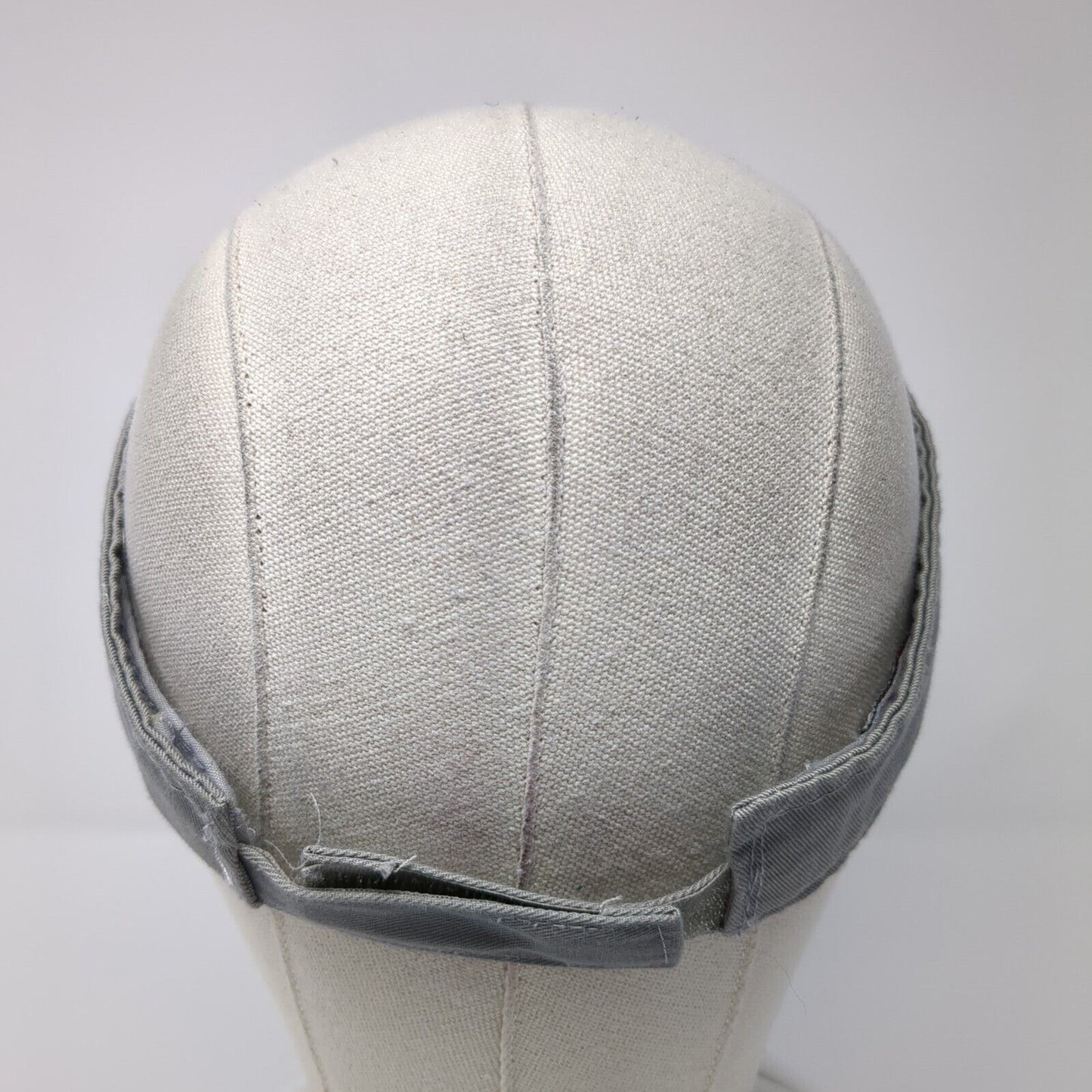 Letter H Strapback Golf Sun Visor Hat Gray One Size Adjustable Alleson Athletic