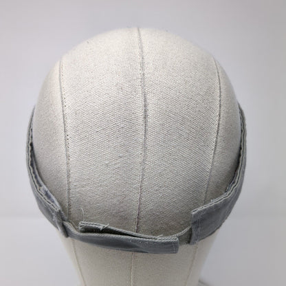 Letter H Strapback Golf Sun Visor Hat Gray One Size Adjustable Alleson Athletic