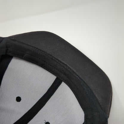 Red Line Oil Snapback Hat Black One Size Adjustable Embroidered 6 Panel Cotton