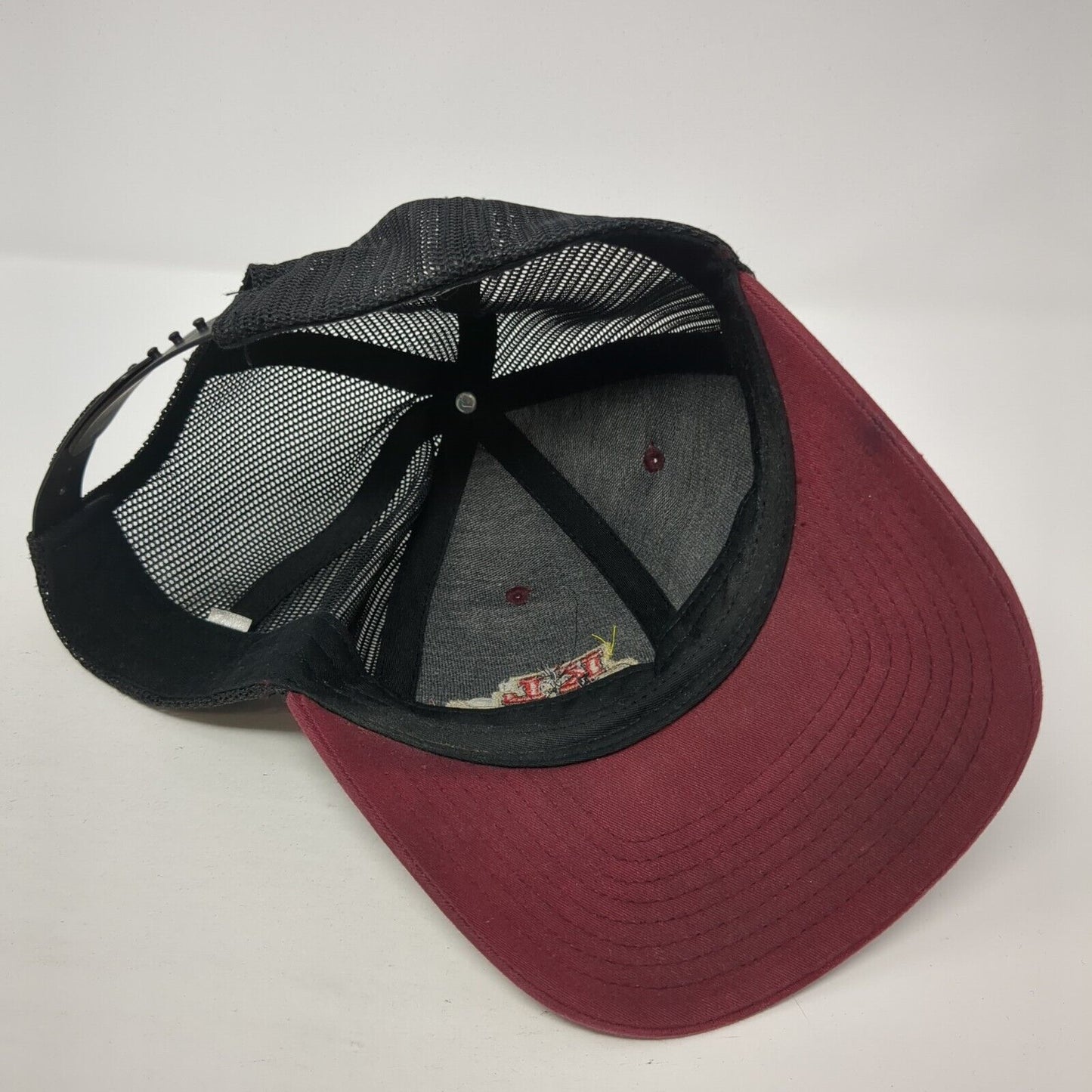 K&L Grading LLC Snapback Trucker Hat Red One Size Adjustable Mesh Richardson