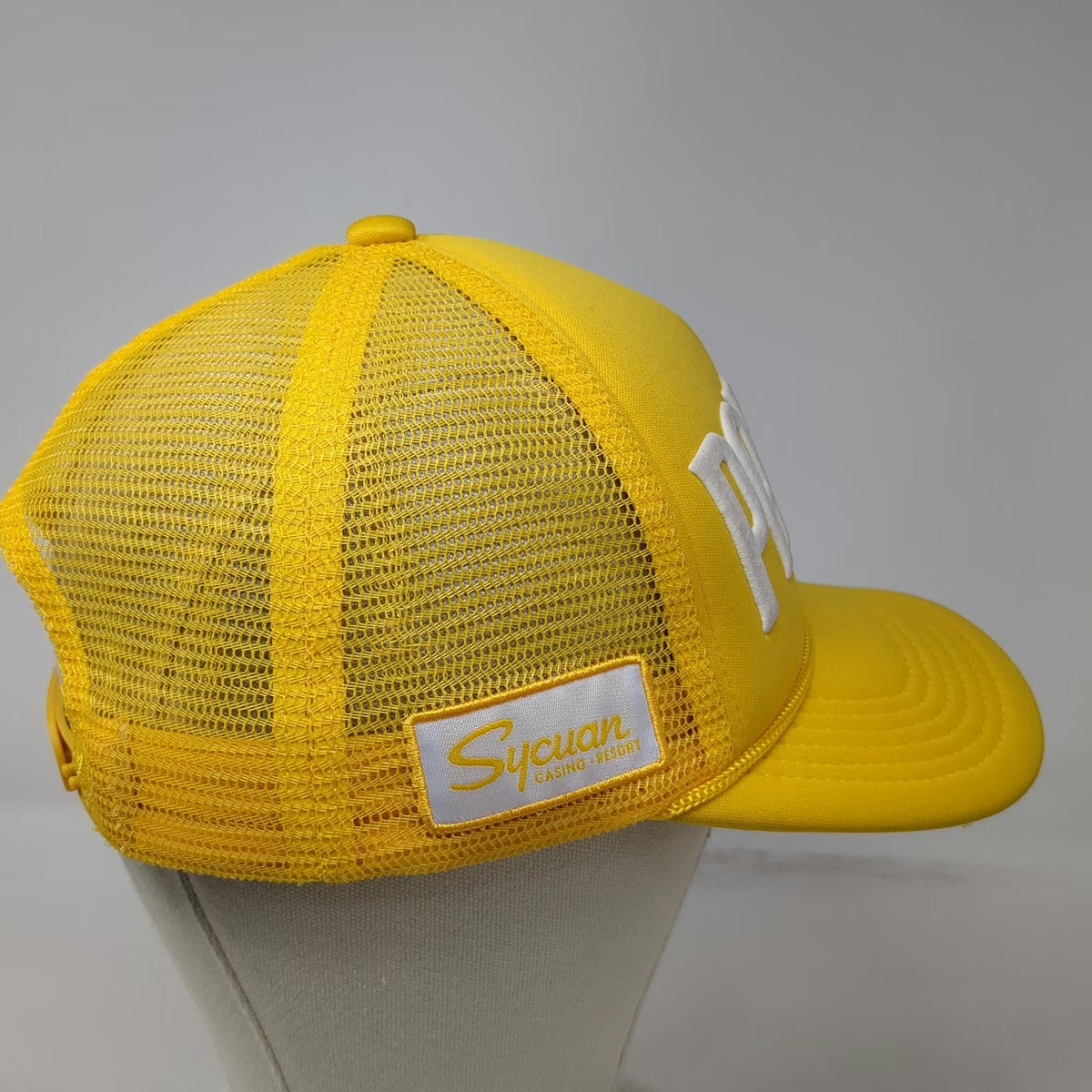 San Diego Padres MLB Melonwear Yellow Trucker Hat One Size Sycuan Patch Rope 3D
