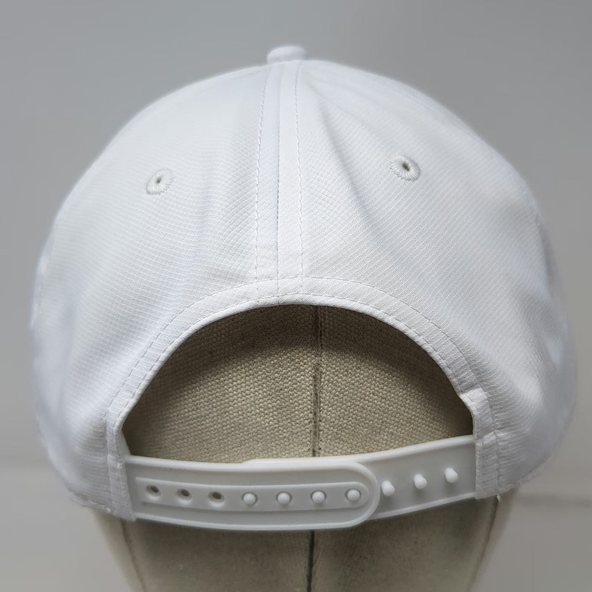Cap America 5 Panel White One Size Hat Demo Day 10th Anniversary Rope Snapback