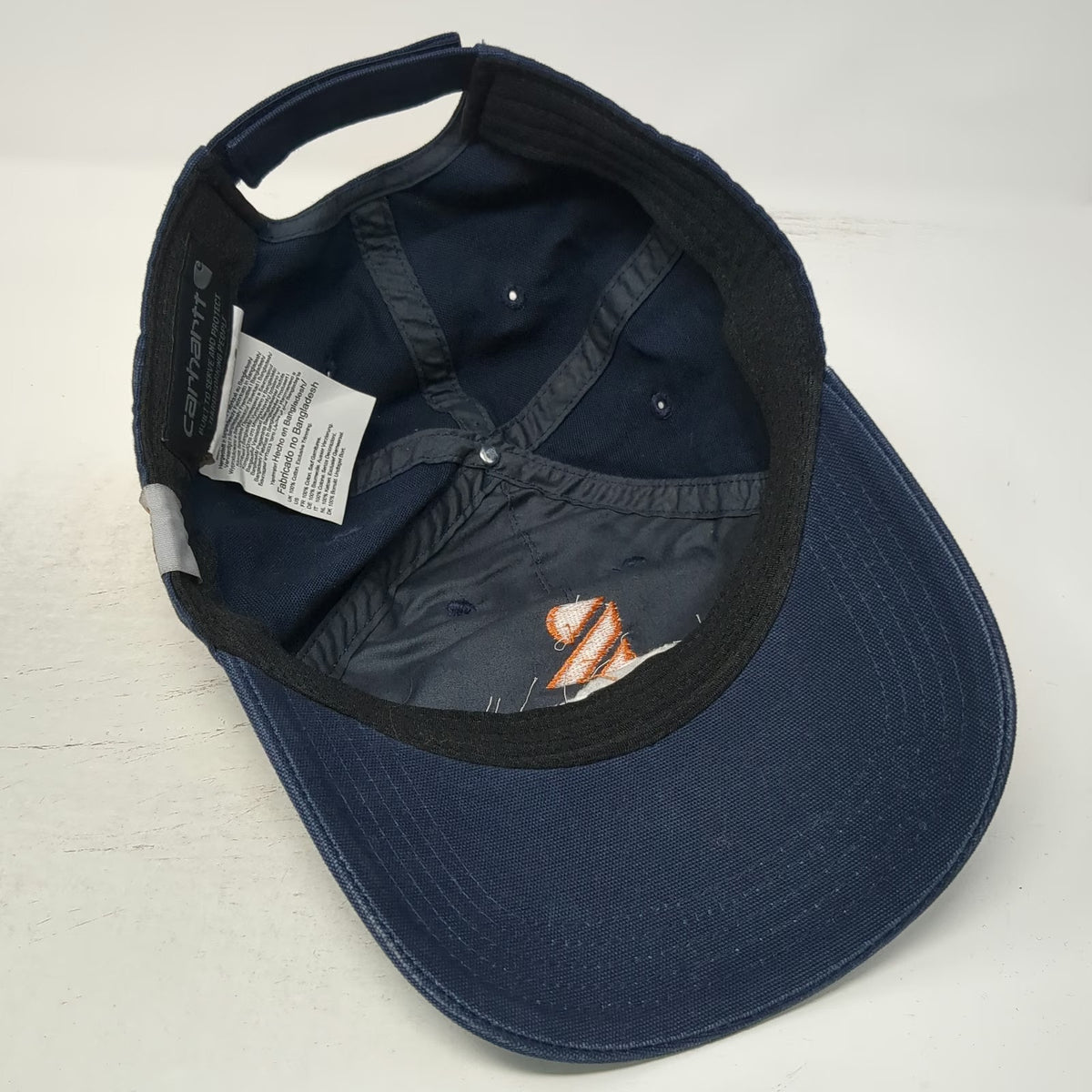 Carhartt Baseball Cap Blue One Size Reading Truck Logo Strapback Adjustable Hat