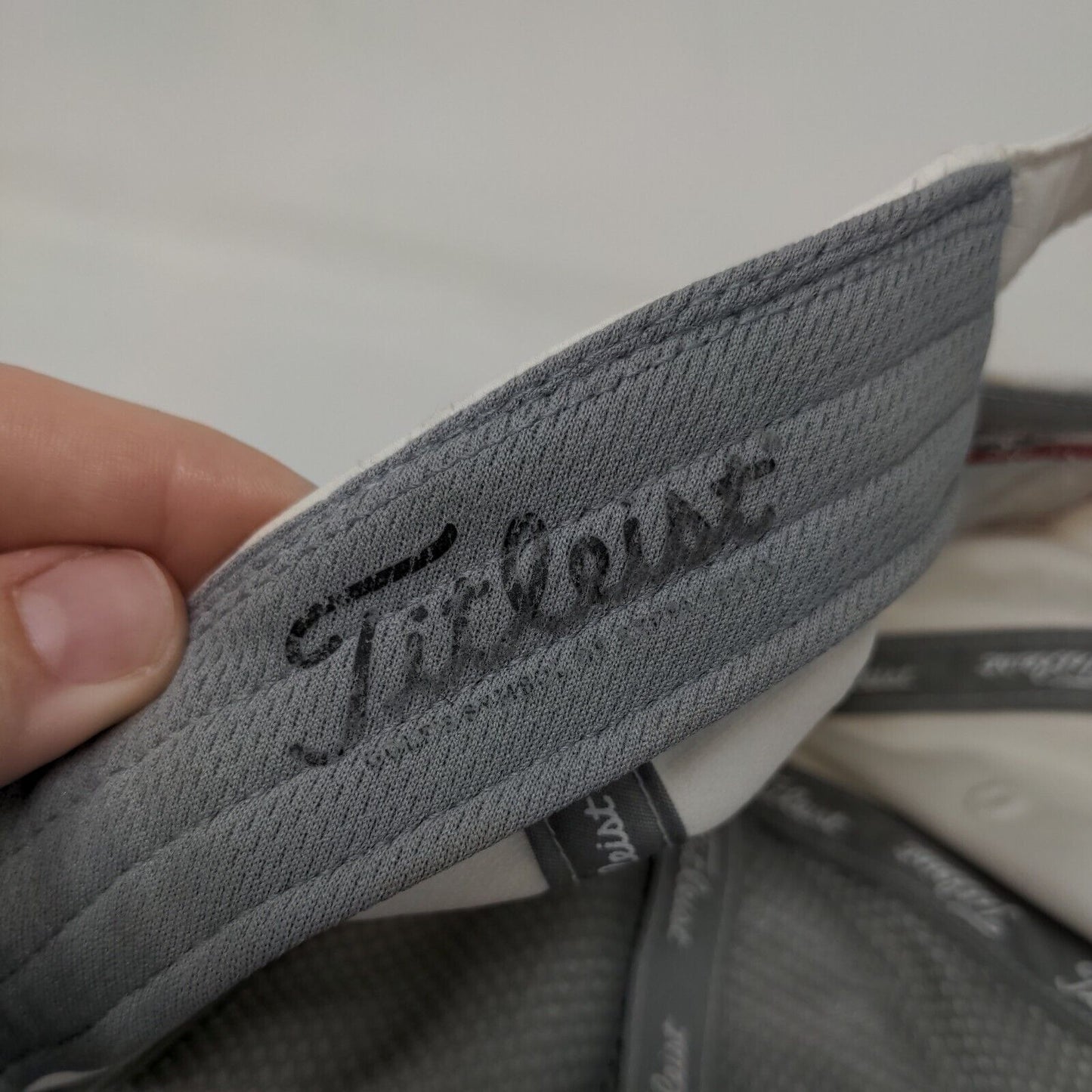 Titleist FJ Pro V1 Slideback Golf Hat White One Size Embroidered Adjustable