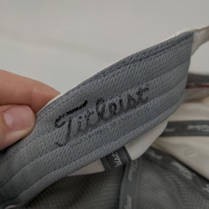 Titleist FJ Pro V1 Slideback Golf Hat White One Size Embroidered Adjustable
