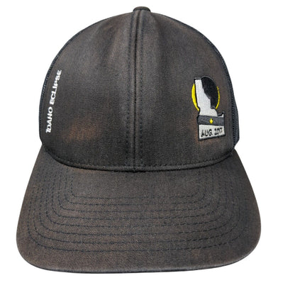 Idaho Eclipse Aug. 2017 Snapback Trucker Hat Black OSFA Pacific Headwear