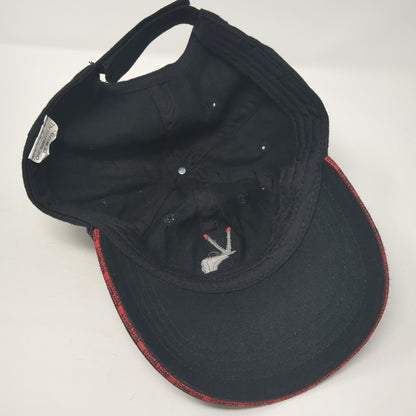 Net West TV Strapback Baseball Cap Black One Size Adjustable Embroidered 6 Panel