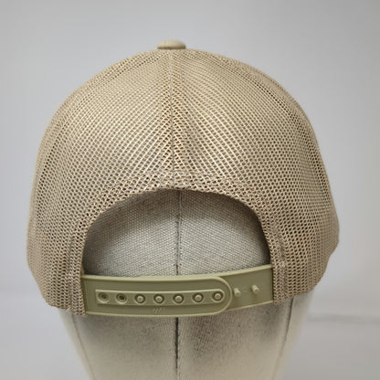 Yupoong Trucker Hat Beige One Size FCKLIGHTBARS Performance Lighting Mesh Back