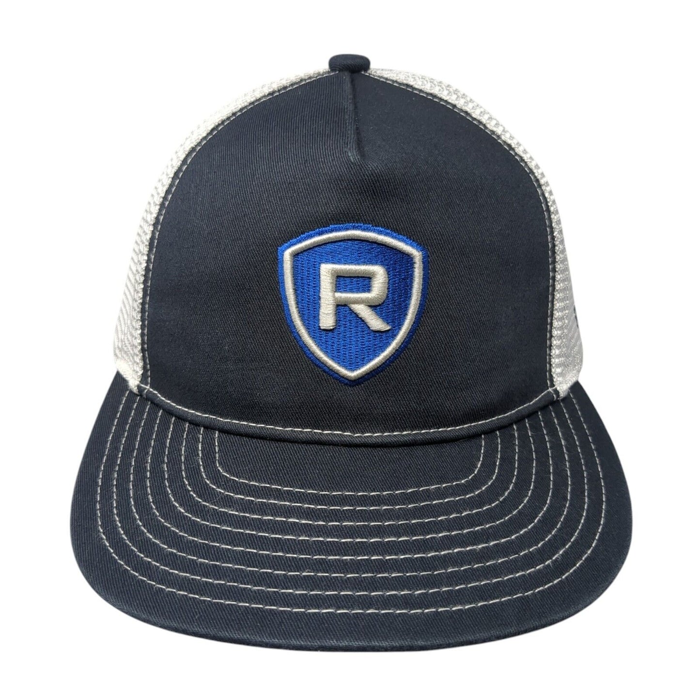 Royal Truck Body Snapback Trucker Hat Blue One Size Adjustable Mesh Back