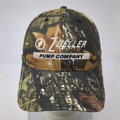 Zoeller Pump Company Strapback Hat Camo One Size Embroidered Hunting