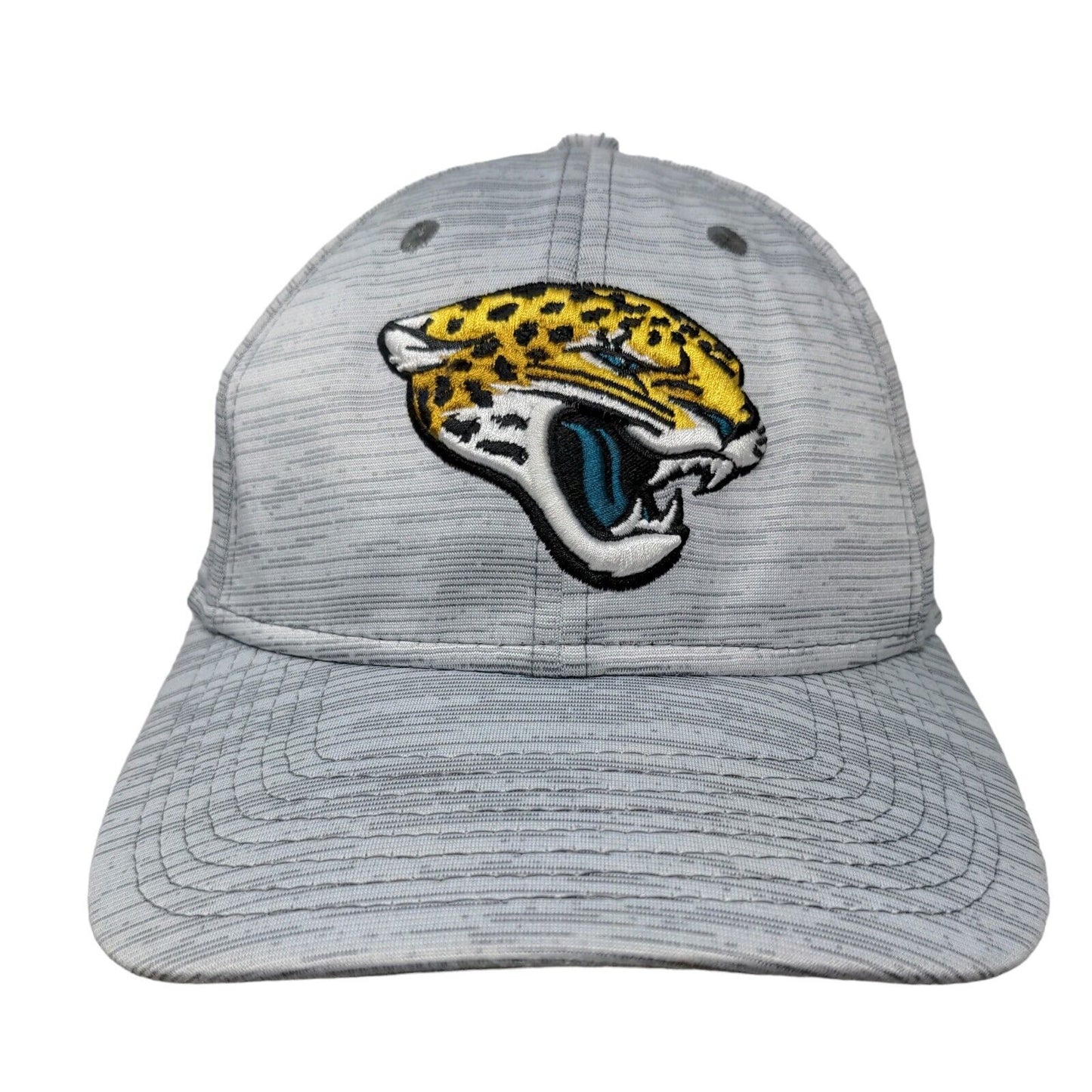 New Era Men's Fitted 39Thirty Hat Gray M-L Jacksonville Jaguars NFL Logo