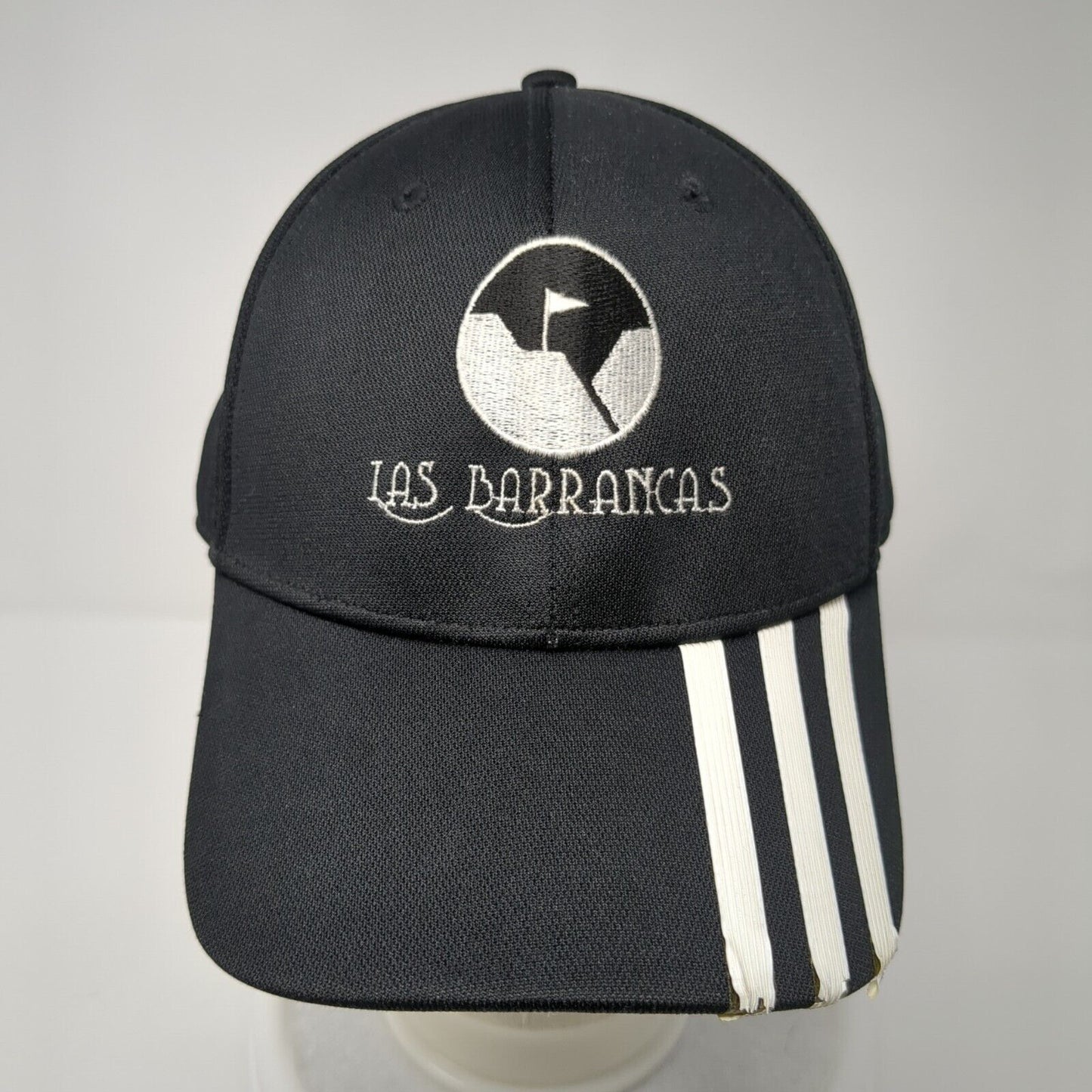 Las Barrancas Slideback Hat Black One Size Embroidered Adidas 3 Stripes