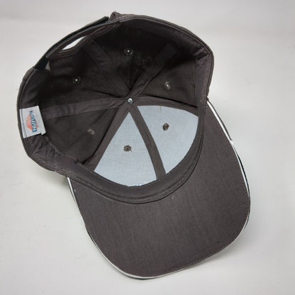 Subaru Strapback Hat Gray OSFA Adjustable Embroidered 6 Panel Nissun