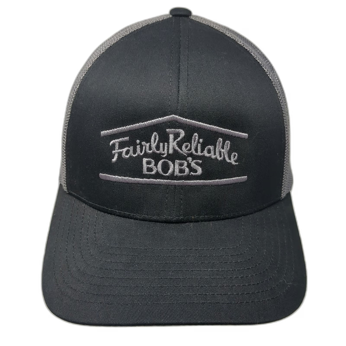 Pacific Headwear Trucker Hat Black One Size Fairly Reliable Bobs Mesh Snapback