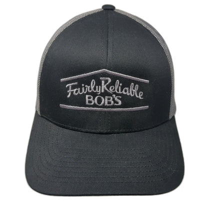 Pacific Headwear Trucker Hat Black One Size Fairly Reliable Bobs Mesh Snapback