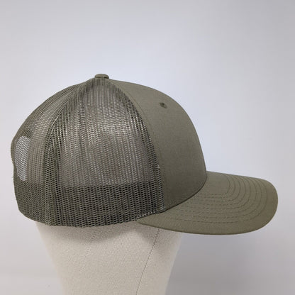 Lawn Pro Snapback Trucker Hat Green M/L Adjustable Mesh Back Richardson