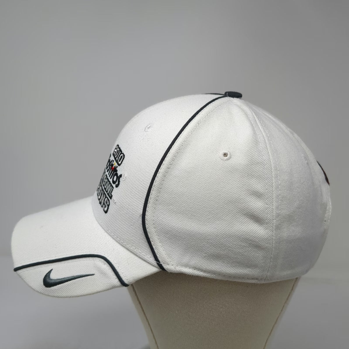 Boise State Broncos NCAA Nike White Baseball Cap One Size Fiesta Bowl Champions