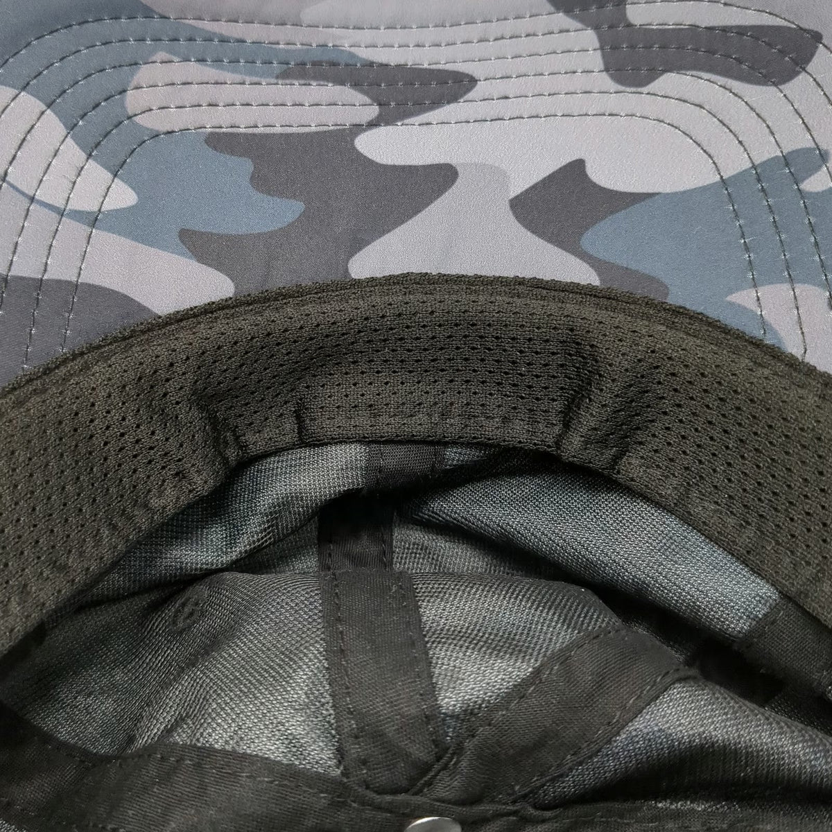 Gaiam Baseball Cap Blue Camo OSFM Adjustable Slideback Polyester Athletic Hat