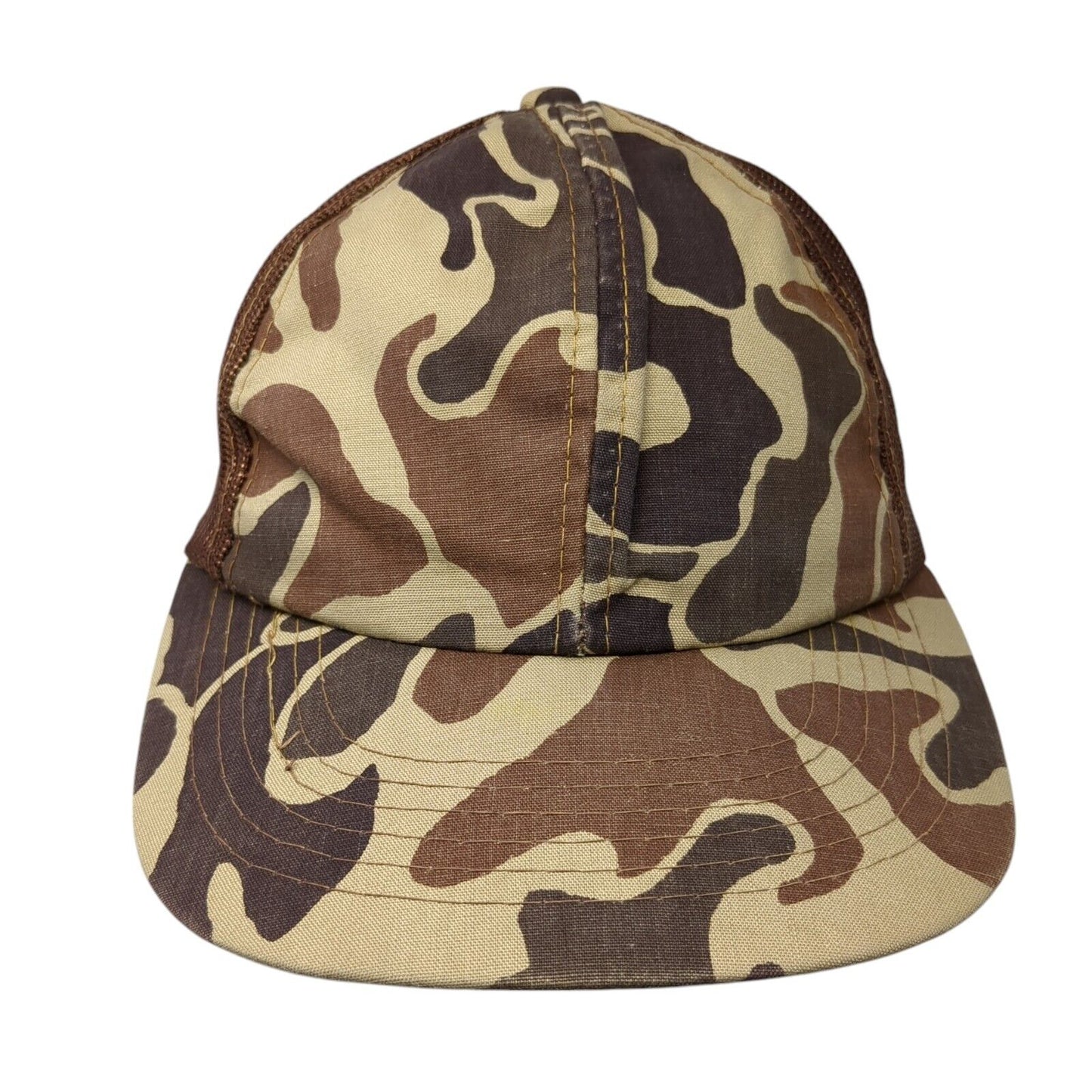 Young An Snapback Mesh Back Trucker Hat Camouflage One Size Adjustable