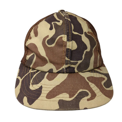 Young An Snapback Mesh Back Trucker Hat Camouflage One Size Adjustable