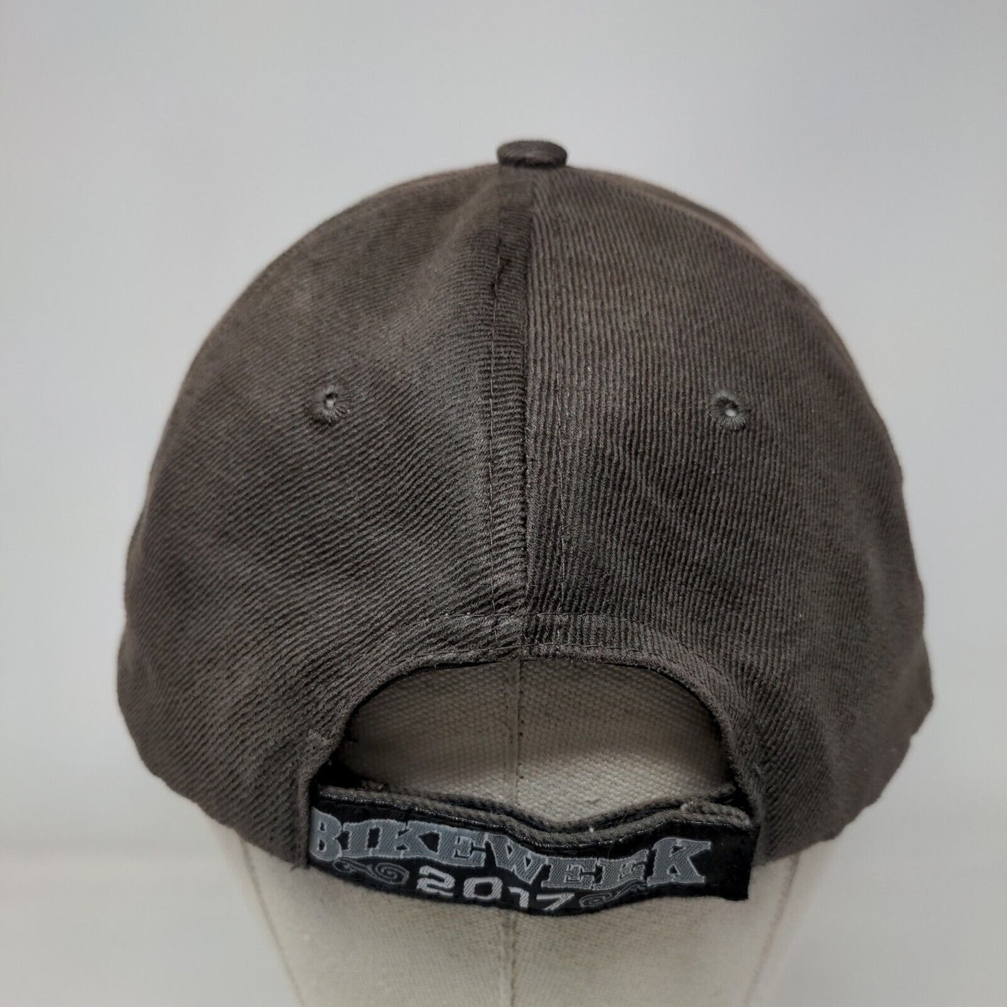 76th Annual Bike Week 2017 Daytona Strapback Hat Brown OSFA Embroidered