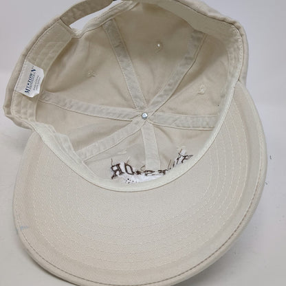 My Town Originals Baseball Cap Beige One Size Embroidered Hines Oregon Flag Hat