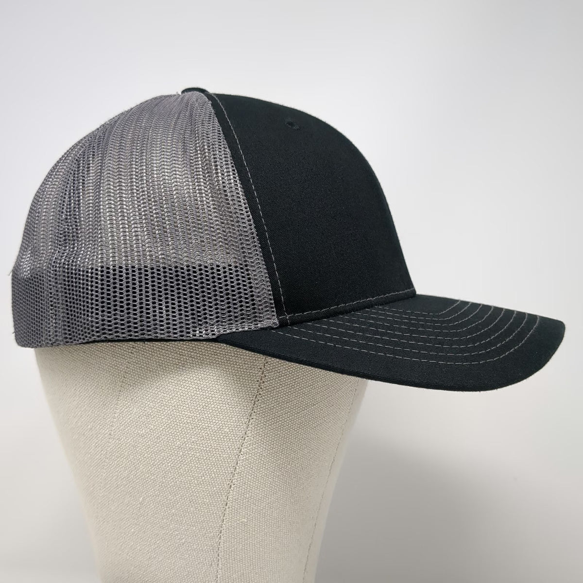 Richardson Trucker Hat Black One Size Jackson Energy Mesh Back Snapback Gray
