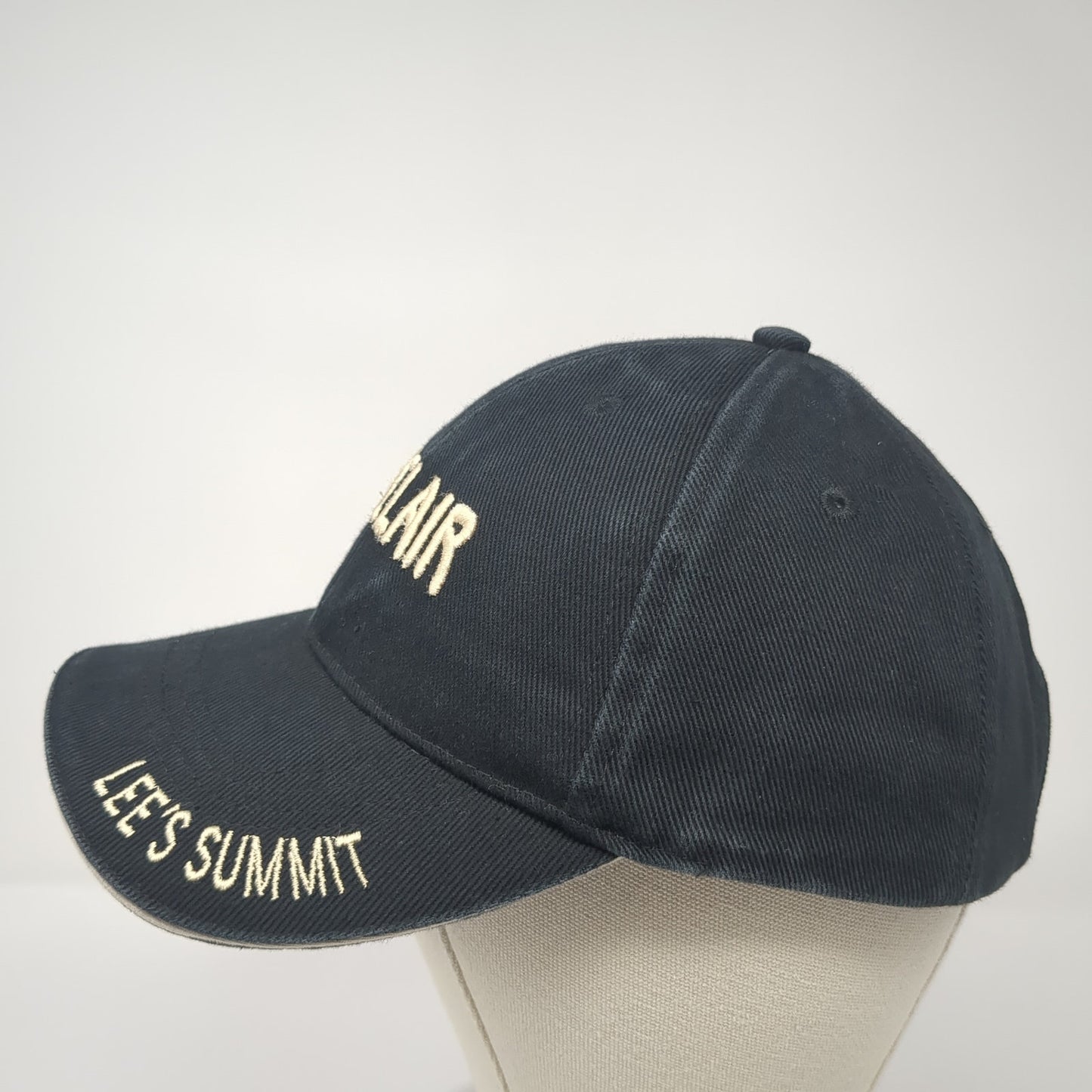 Sinclair Lee's Summit Strapback Hat Black One Size Adjustable Outdoor
