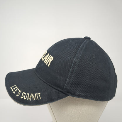 Sinclair Lee's Summit Strapback Hat Black One Size Adjustable Outdoor