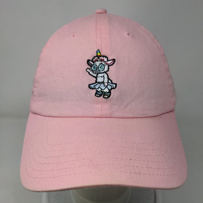 Rick and Morty Tinkles Slideback Hat Pink OSFM Embroidered Adult Swim 6 Panel