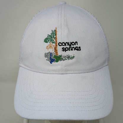 Outdoor Cap Baseball Cap White One Size Canyon Springs Logo Mesh Slideback Hat