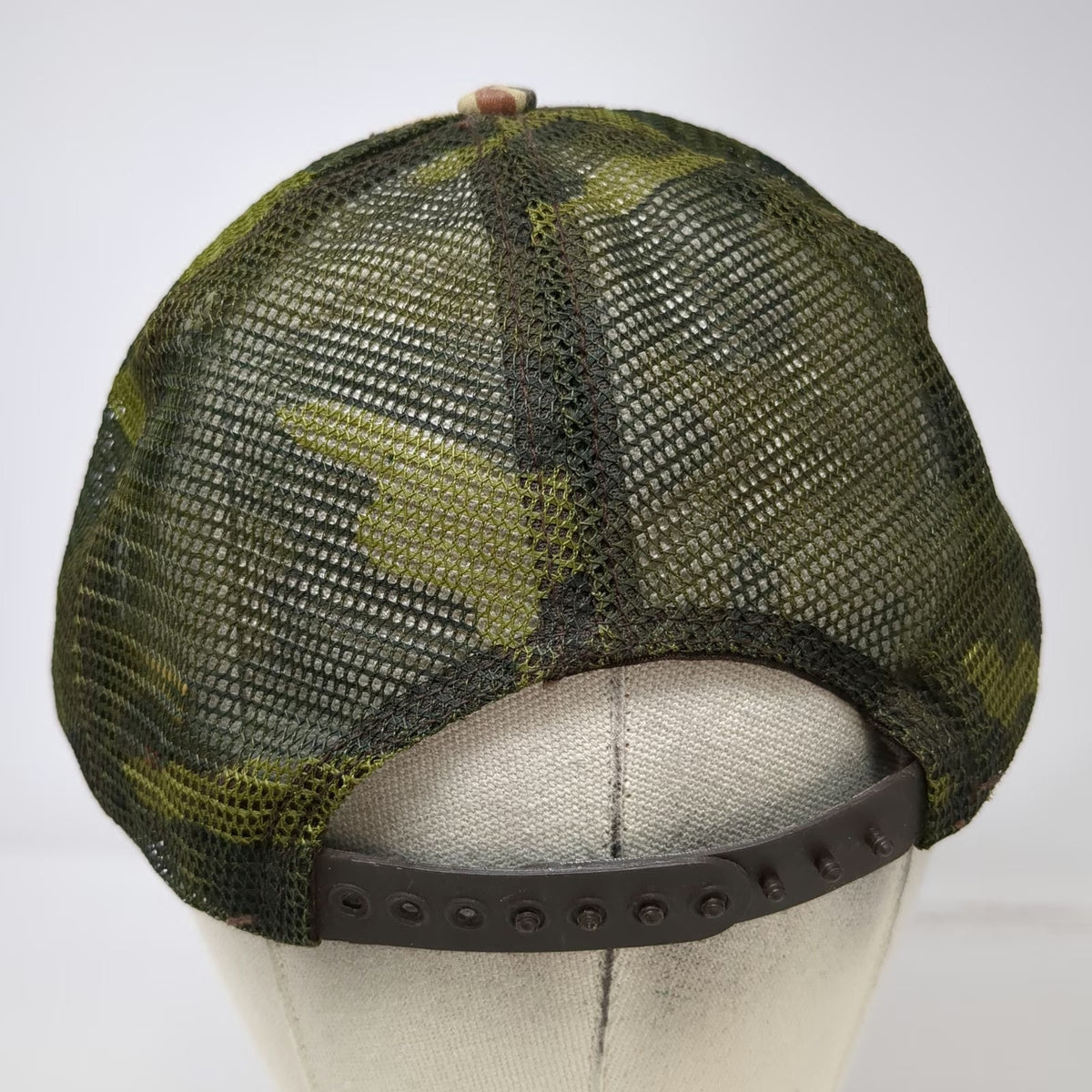 DeLong Trucker Hat Green L Camouflage Ducks Unlimited Snapback Mesh 10/30 Club