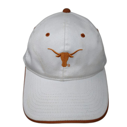 Texas Longhorns NCAA Signatures Cap White Orange One Size Snapback Hook em Horns
