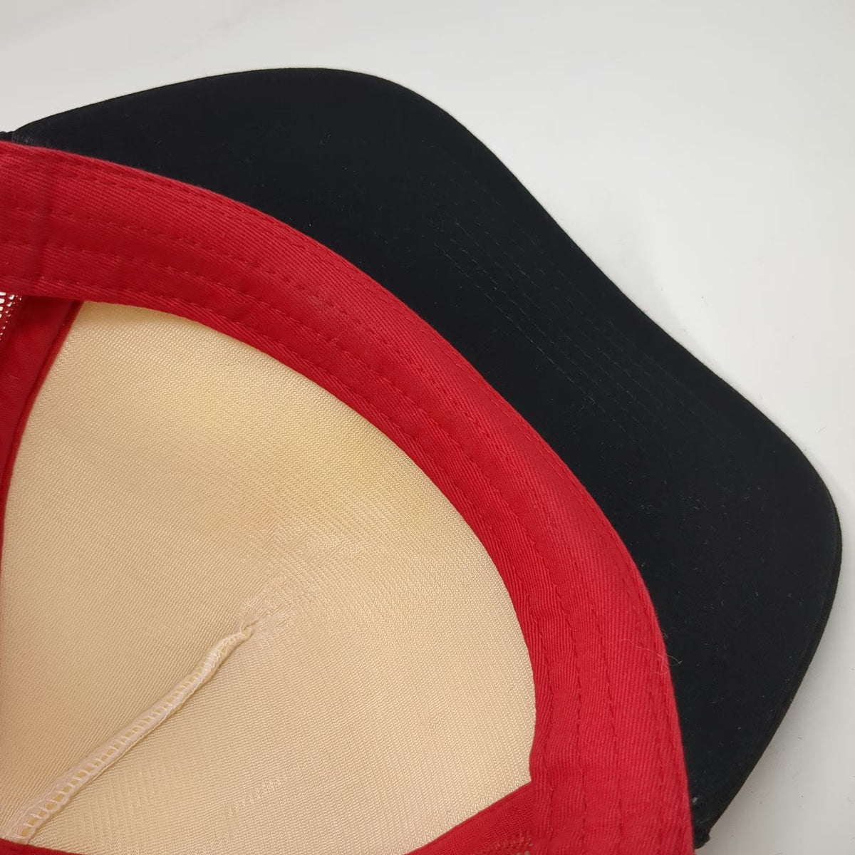 Richardson Trucker Hat White Red Black One Size Swing Juice Golf Mesh Back