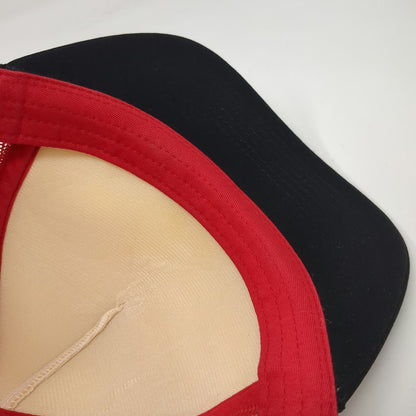 Richardson Trucker Hat White Red Black One Size Swing Juice Golf Mesh Back