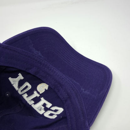 Champion College of Idaho Yotes Soccer Purple One Size Adjustable Hat Cap