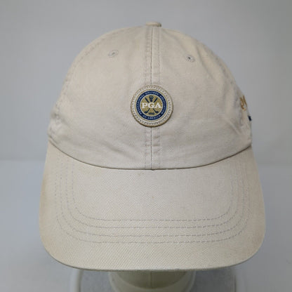 PGA Professional Golfers Association of America Strapback Hat Beige OS Ahead