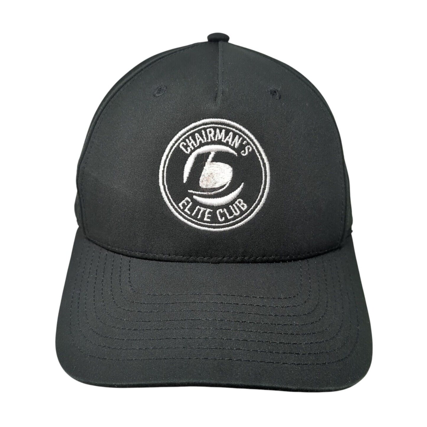 Chairman's Elite Club Snapback Hat Black One Size Adjustable Richardson