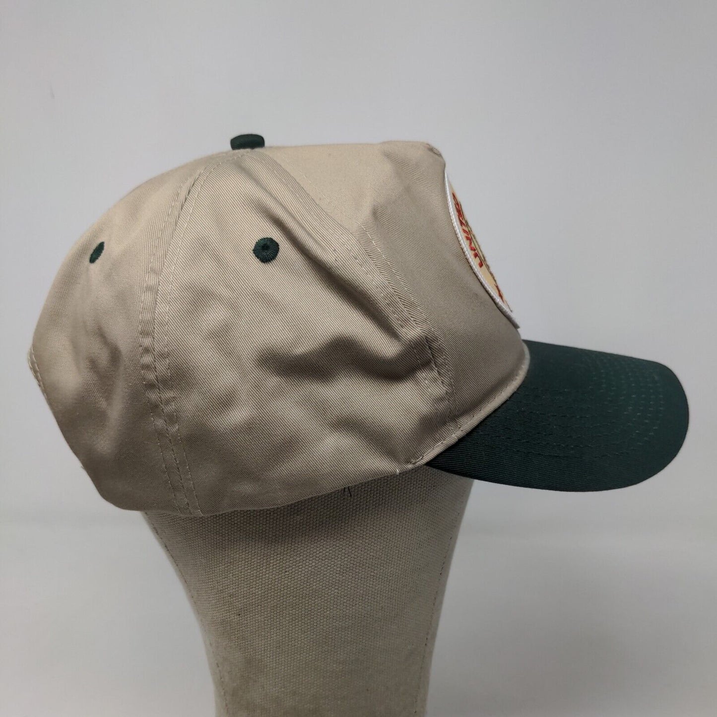 Otto Men's Snapback Hat Tan Green OSFM Embroidered United States Army Logo