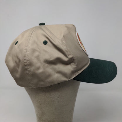 Otto Men's Snapback Hat Tan Green OSFM Embroidered United States Army Logo