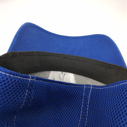 WW Fitted Trucker Hat Blue M/L Embroidered Mesh Back 6 Panel 39Thirty New Era