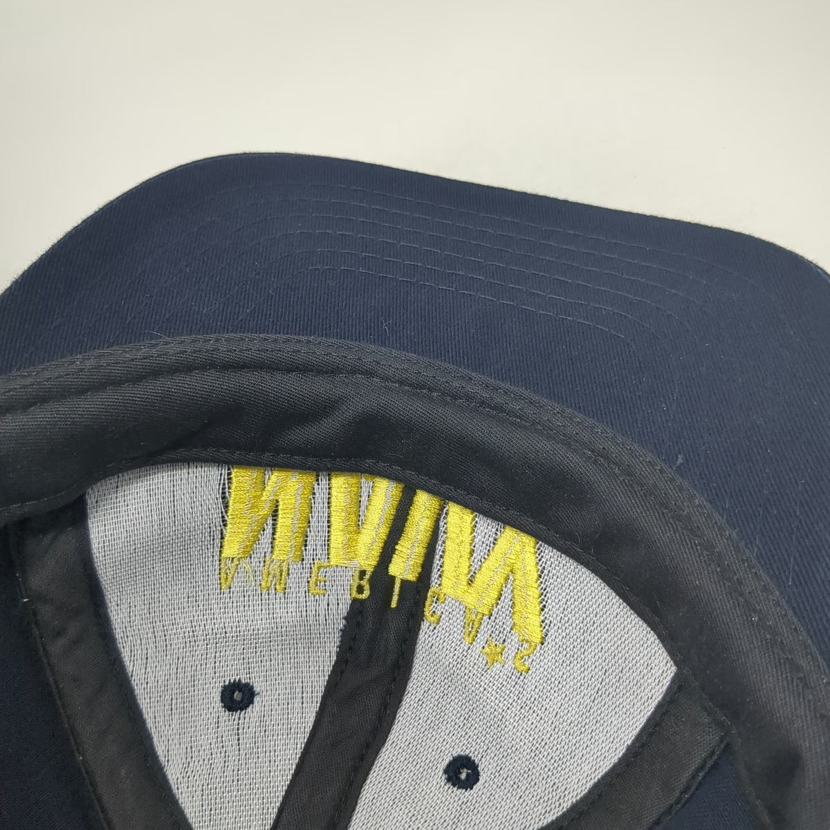 Blue Baseball Cap One Size Strapback America's Navy Embroidered USA Made Hat